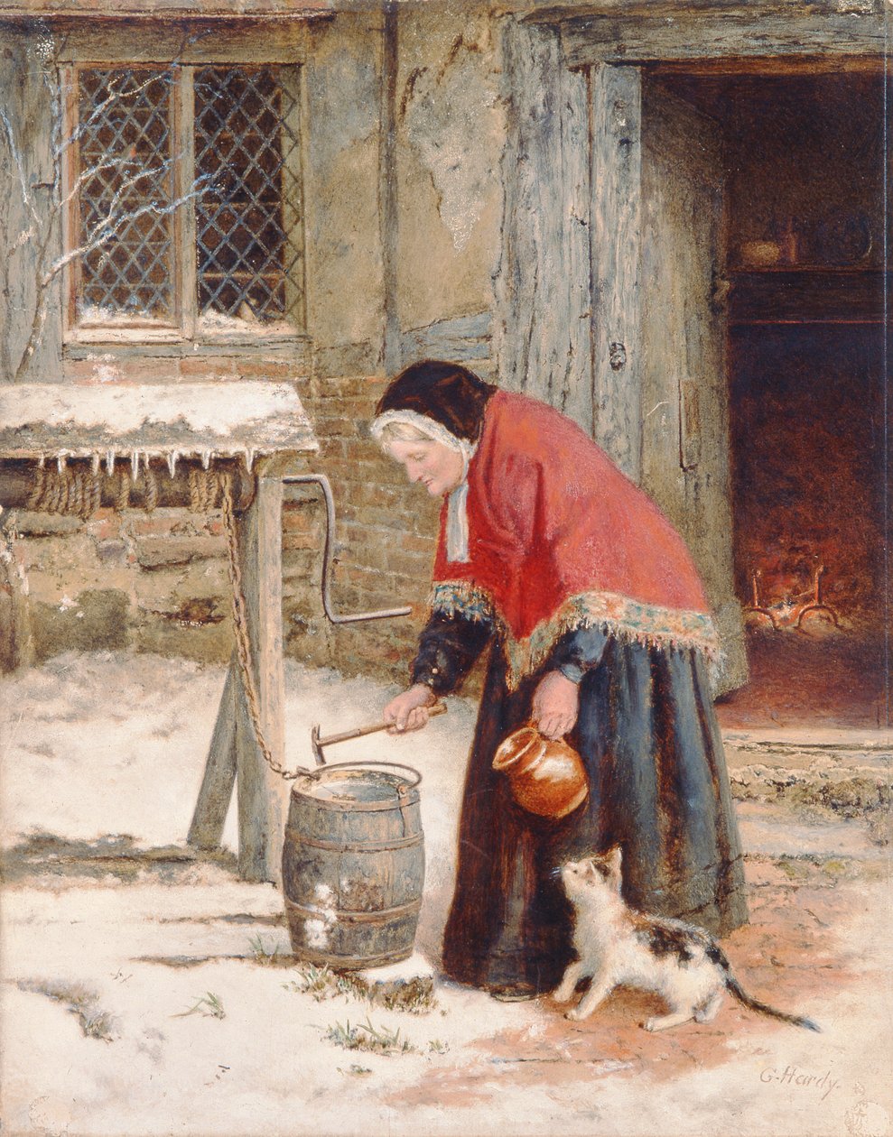 Una mañana de invierno de George Hardy