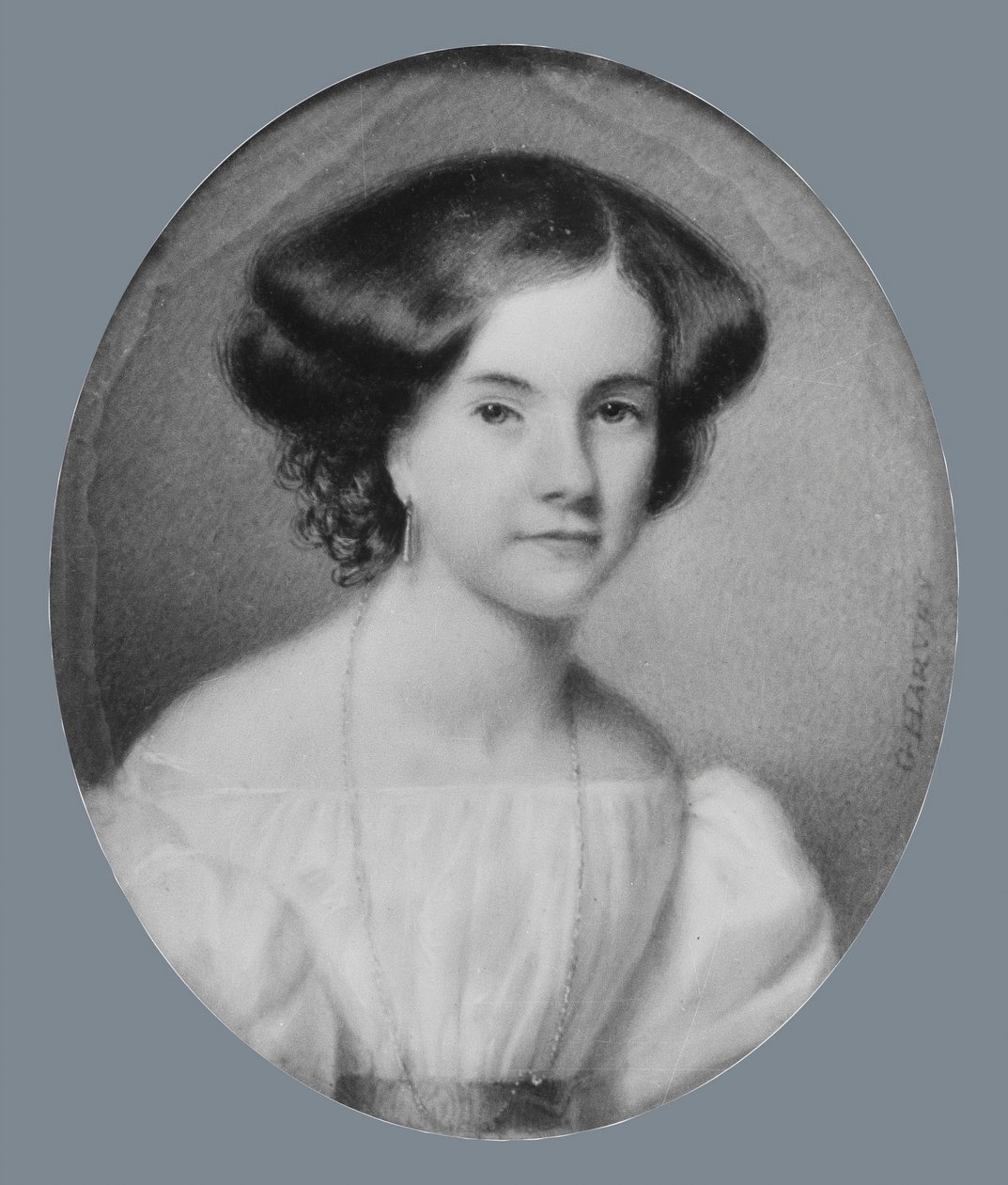 Retrato de una Dama, ca. 1830 de George Harvey