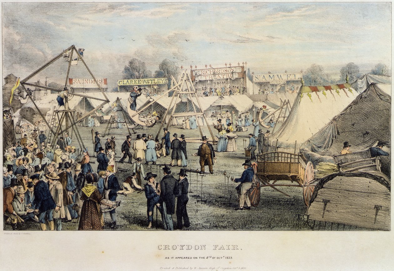Feria de Croydon, 1833 de George Hawkins