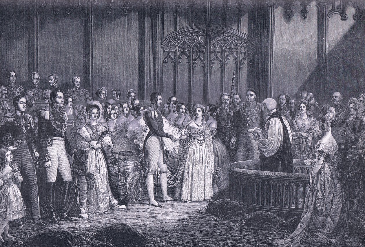 Matrimonio de la Reina Victoria AD 1840 de George Hayter