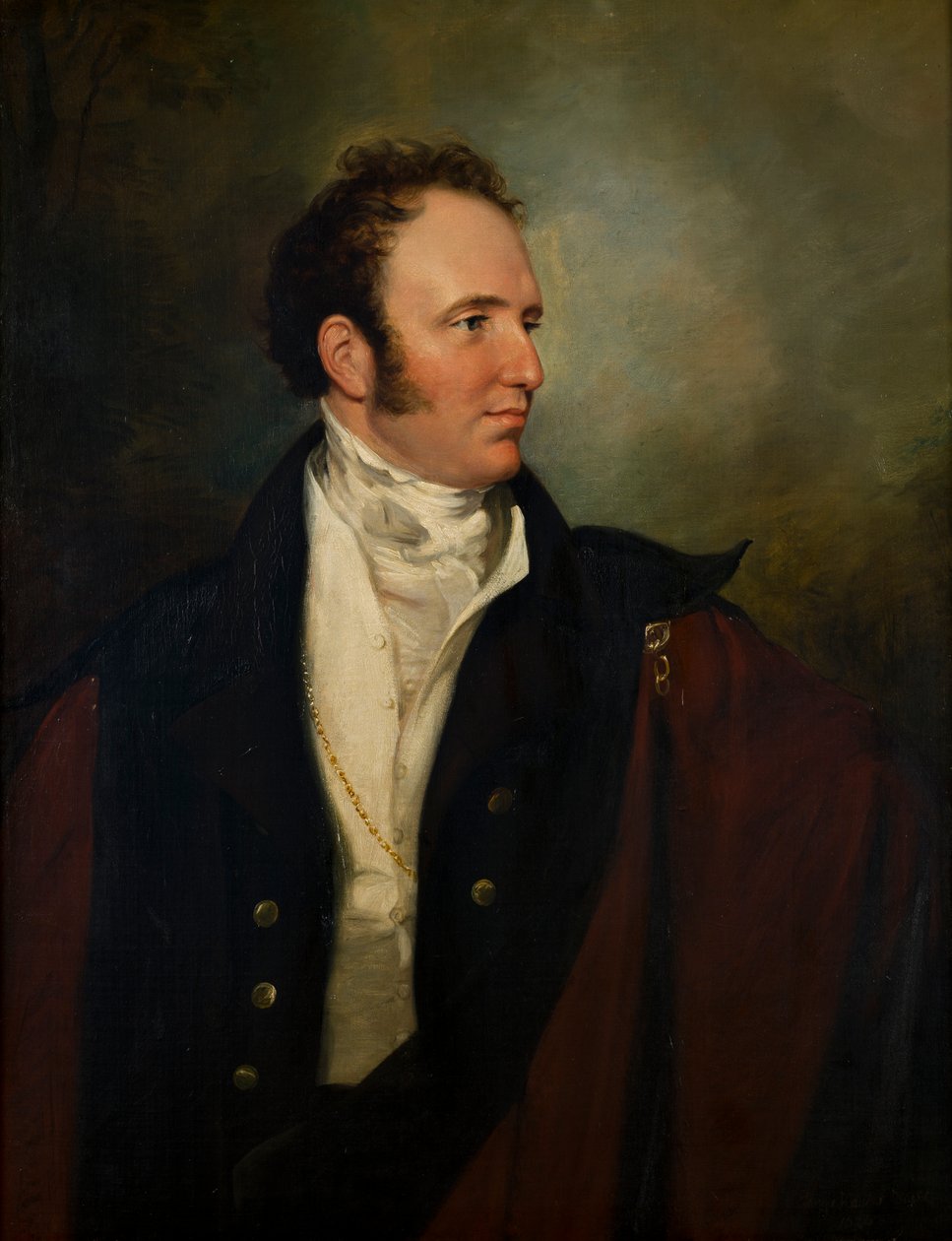 Retrato de George Augustus Frederick Henry, 2º conde de Bradford, c.1809-50 (óleo sobre lienzo) de George Hayter