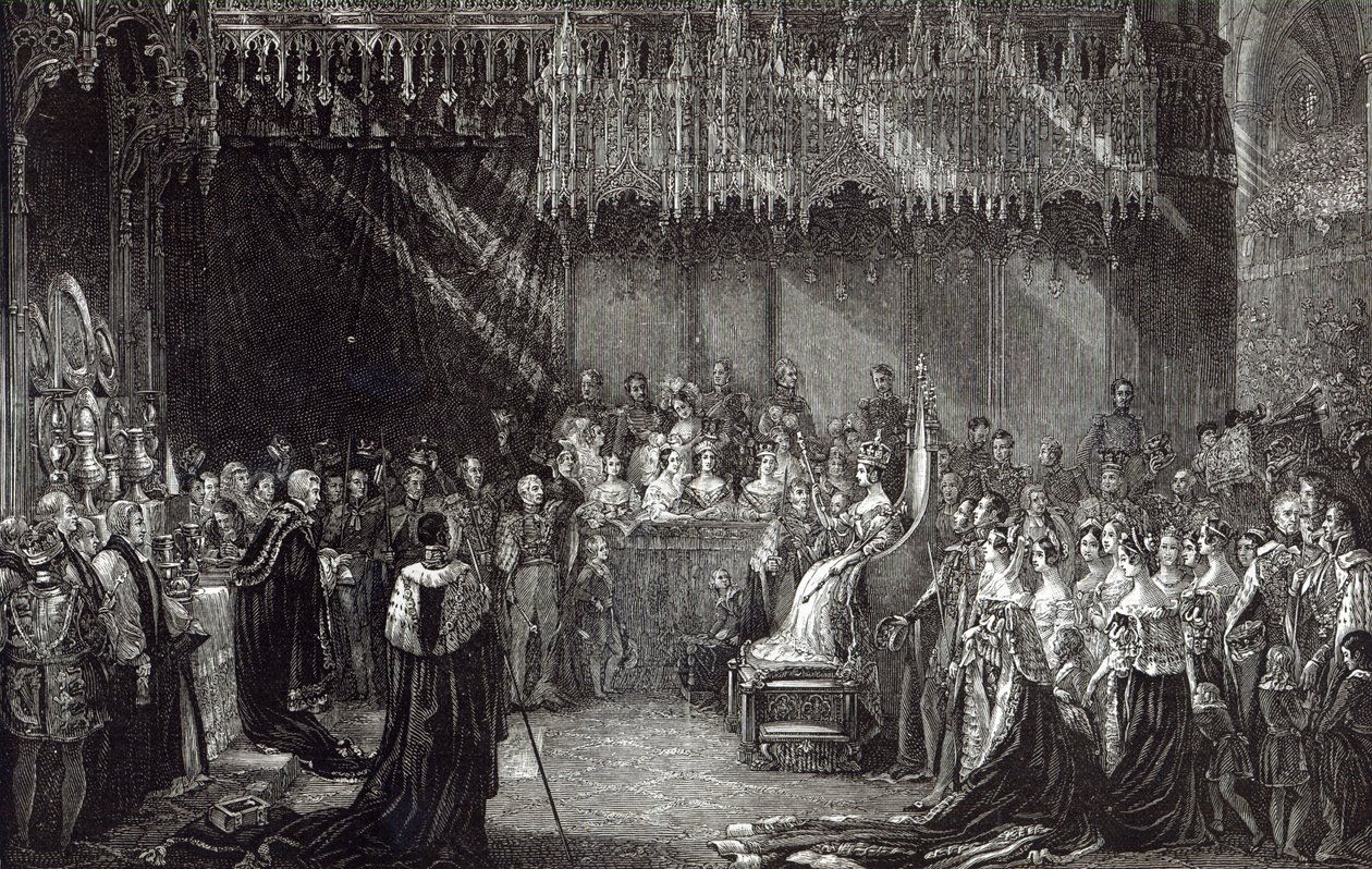 La coronación de la reina de George Hayter