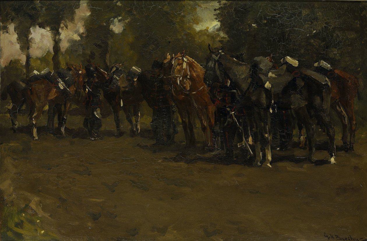 Caballería en reposo de George Hendrik Breitner