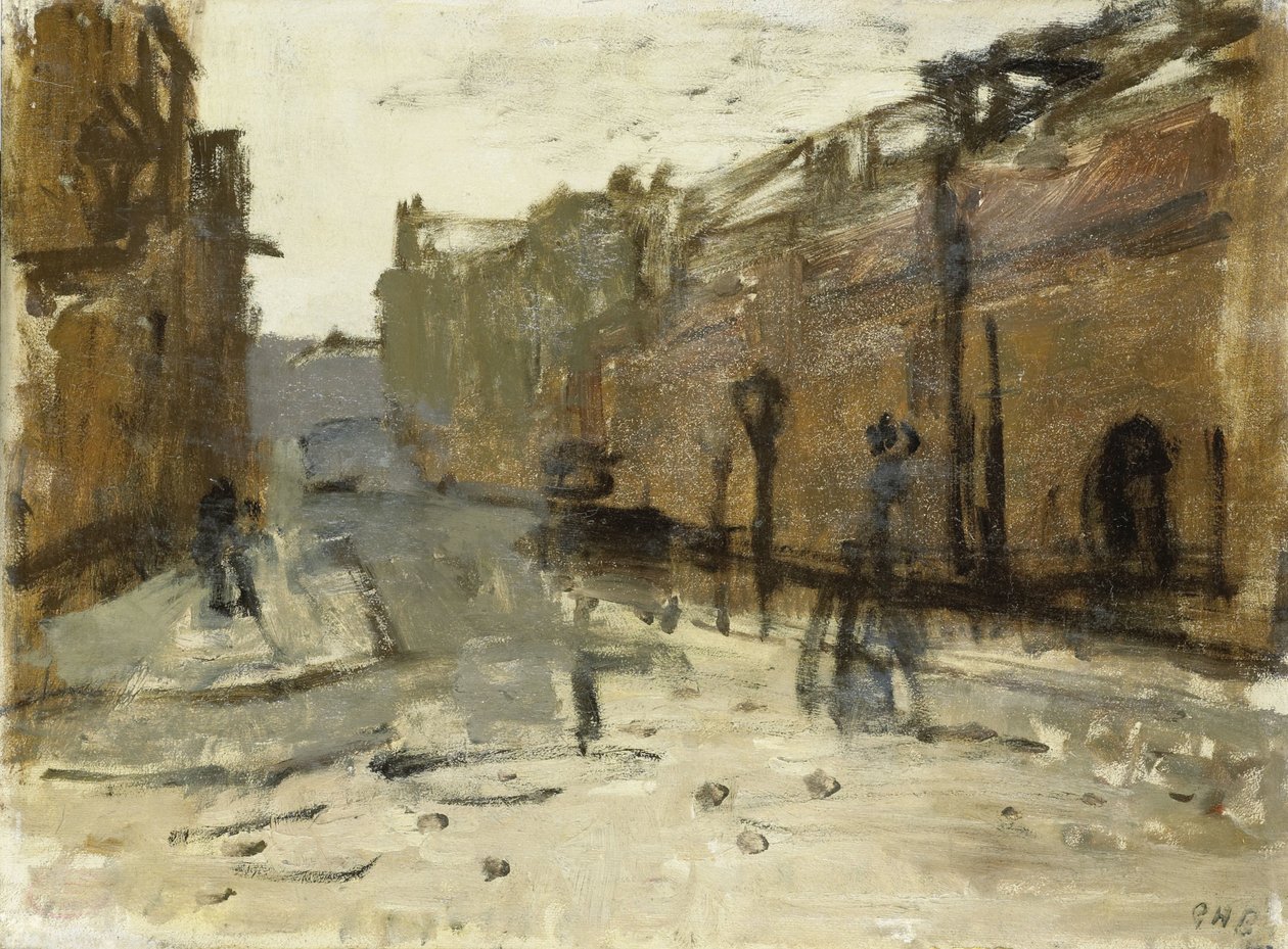 El Baan en Rotterdam de George Hendrik Breitner