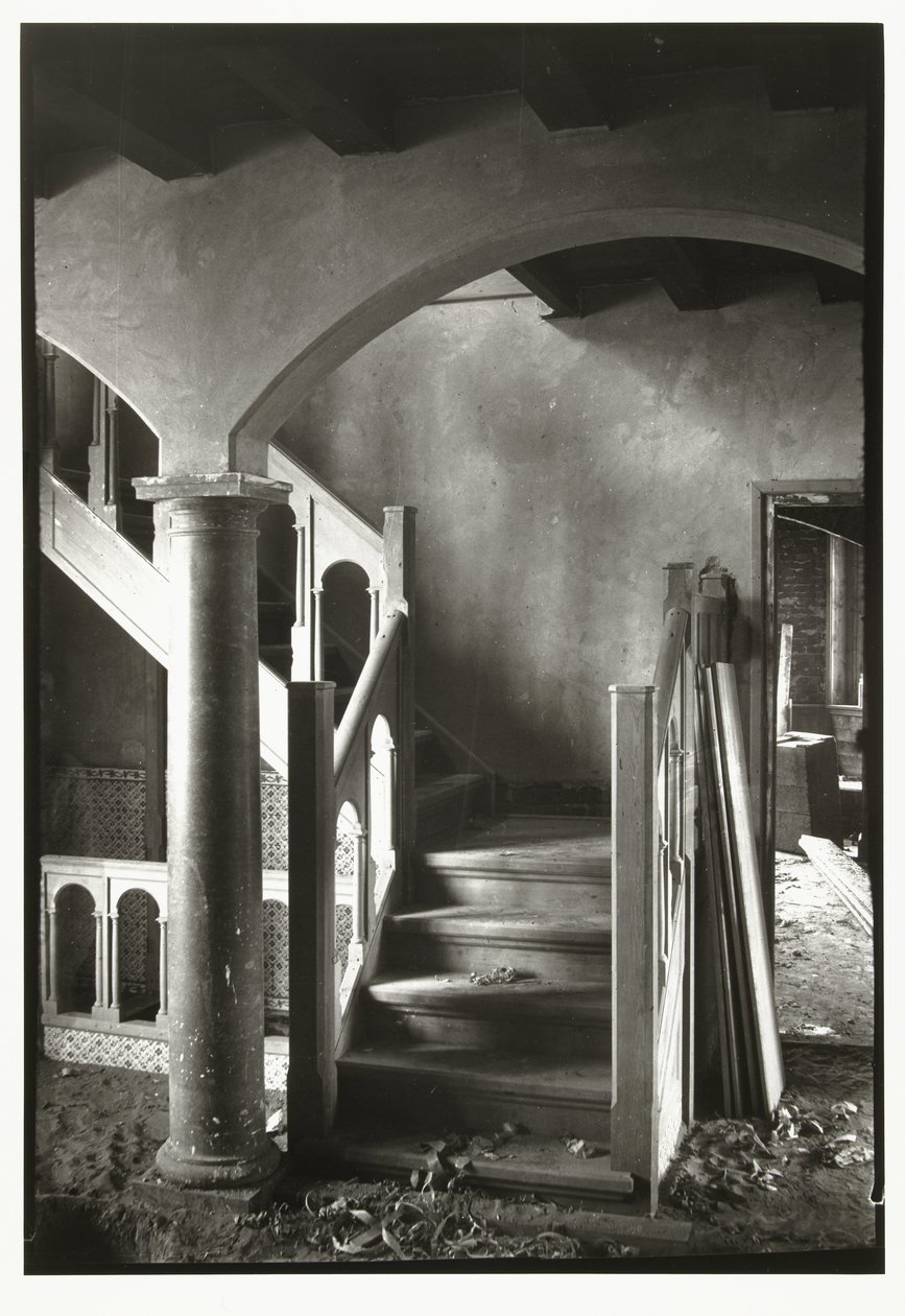 El salón de la casa Inter Quercus en Aerdenhout, en construcción de George Hendrik Breitner