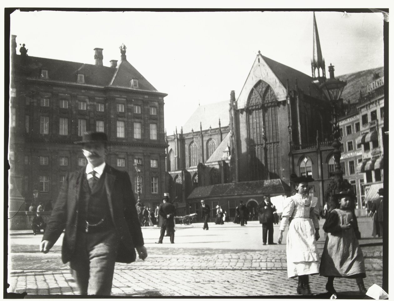 Vista de la Plaza Dam en Amsterdam de George Hendrik Breitner