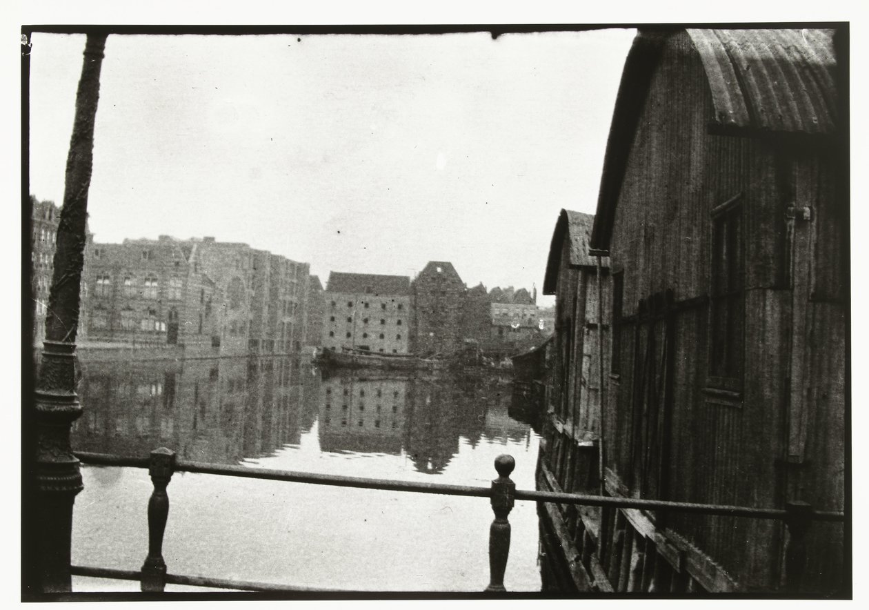 Vista desde el puente a Prinseneiland en Amsterdam de George Hendrik Breitner