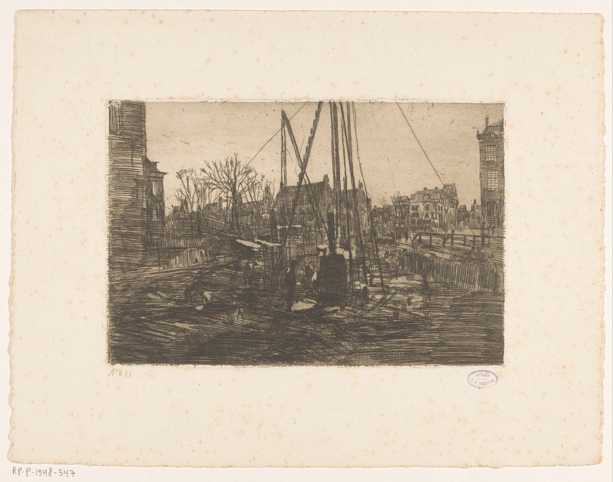 Apilamiento en la calle Raadhuisstraat de Ámsterdam de George Hendrik Breitner