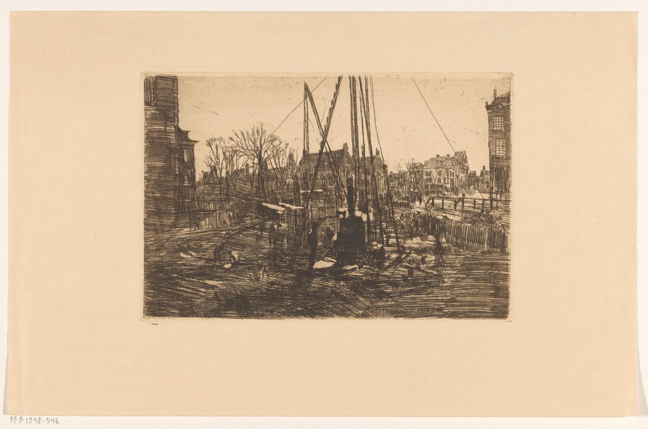 Apilamiento en la calle Raadhuisstraat de Ámsterdam de George Hendrik Breitner