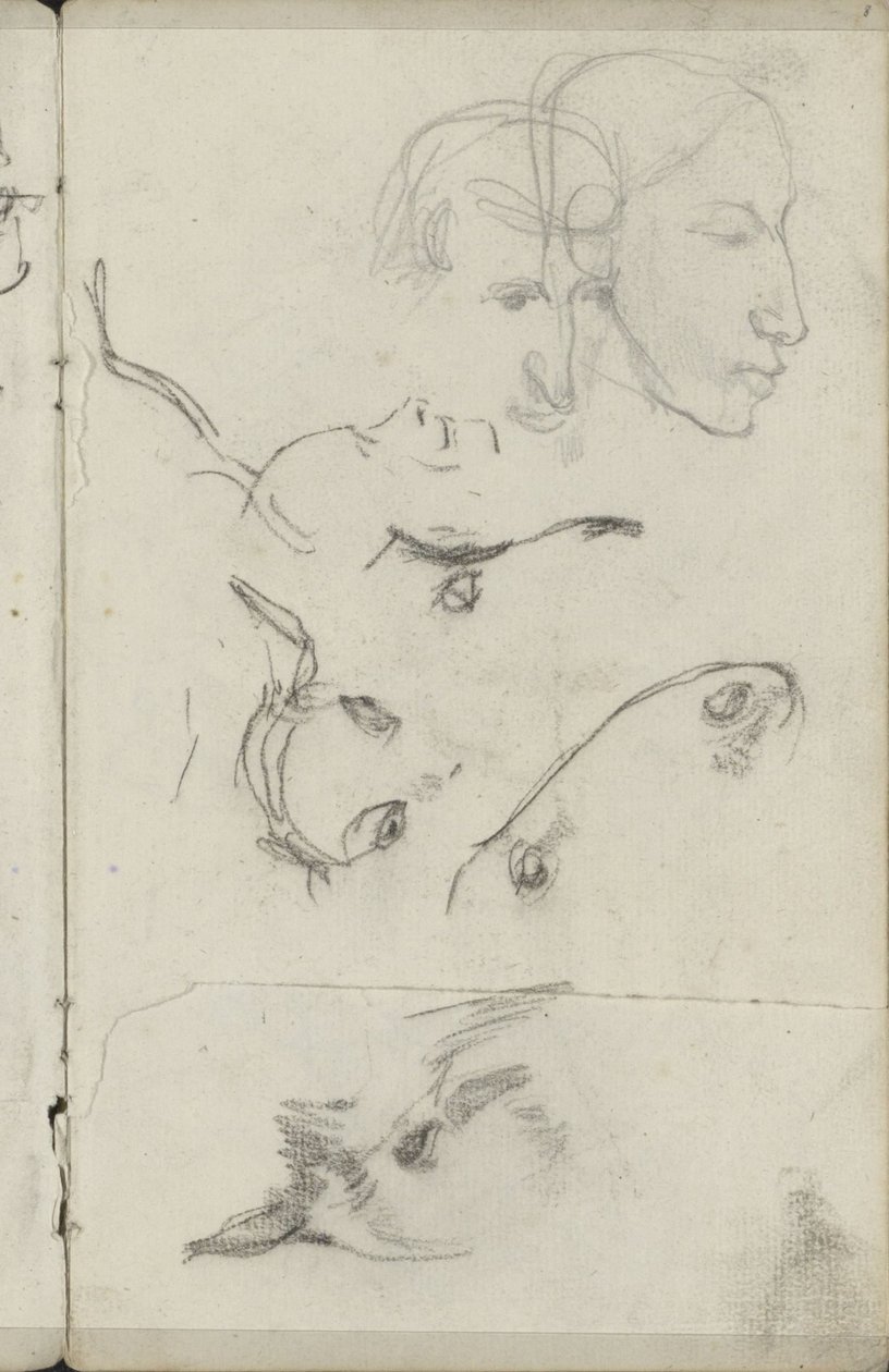 Caballos y Cabezas Humanas de George Hendrik Breitner