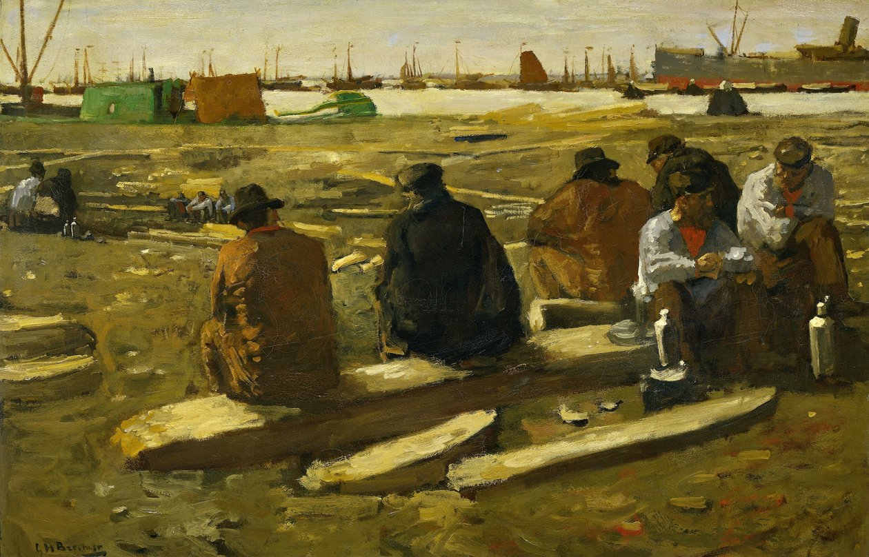 Pausa de mediodía en la obra de la calle Van Diemenstraat de Ámsterdam
Pausa de mediodía en la obra de la calle Van Diemenstraat de Ámsterdam de George Hendrik Breitner