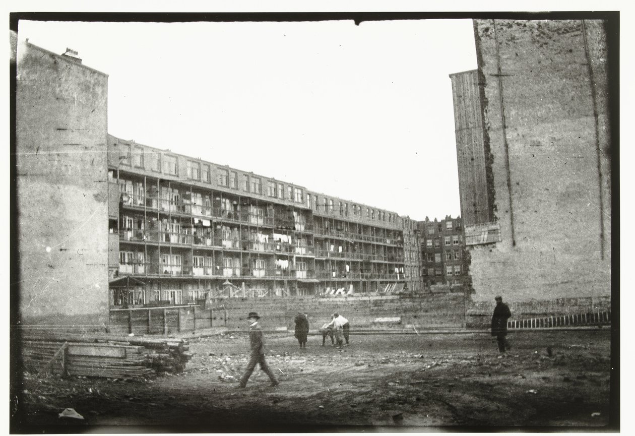 Nueva construcción en Overtoom en Amsterdam de George Hendrik Breitner