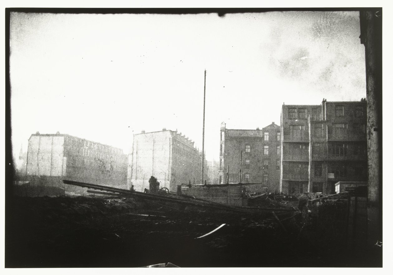 Nueva construcción a lo largo del Canal Jacob van Lennep en Amsterdam de George Hendrik Breitner