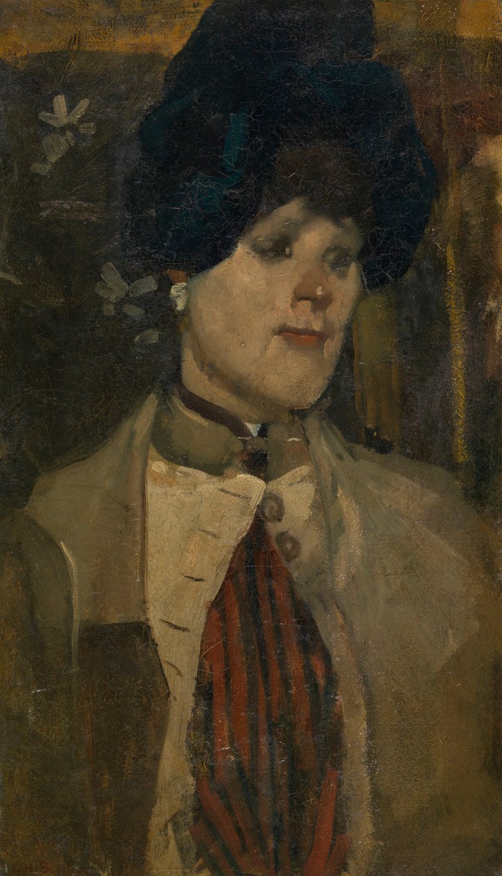 Retrato de una cantante de variedades de George Hendrik Breitner
