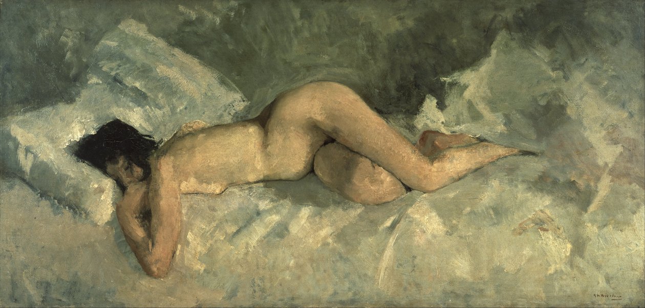 Desnudo recostado de George Hendrik Breitner