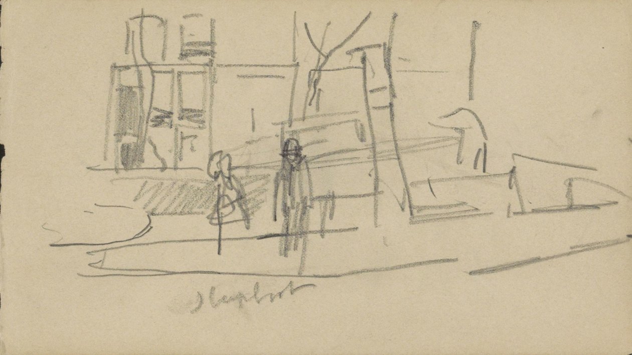 Remolcador en un canal de George Hendrik Breitner