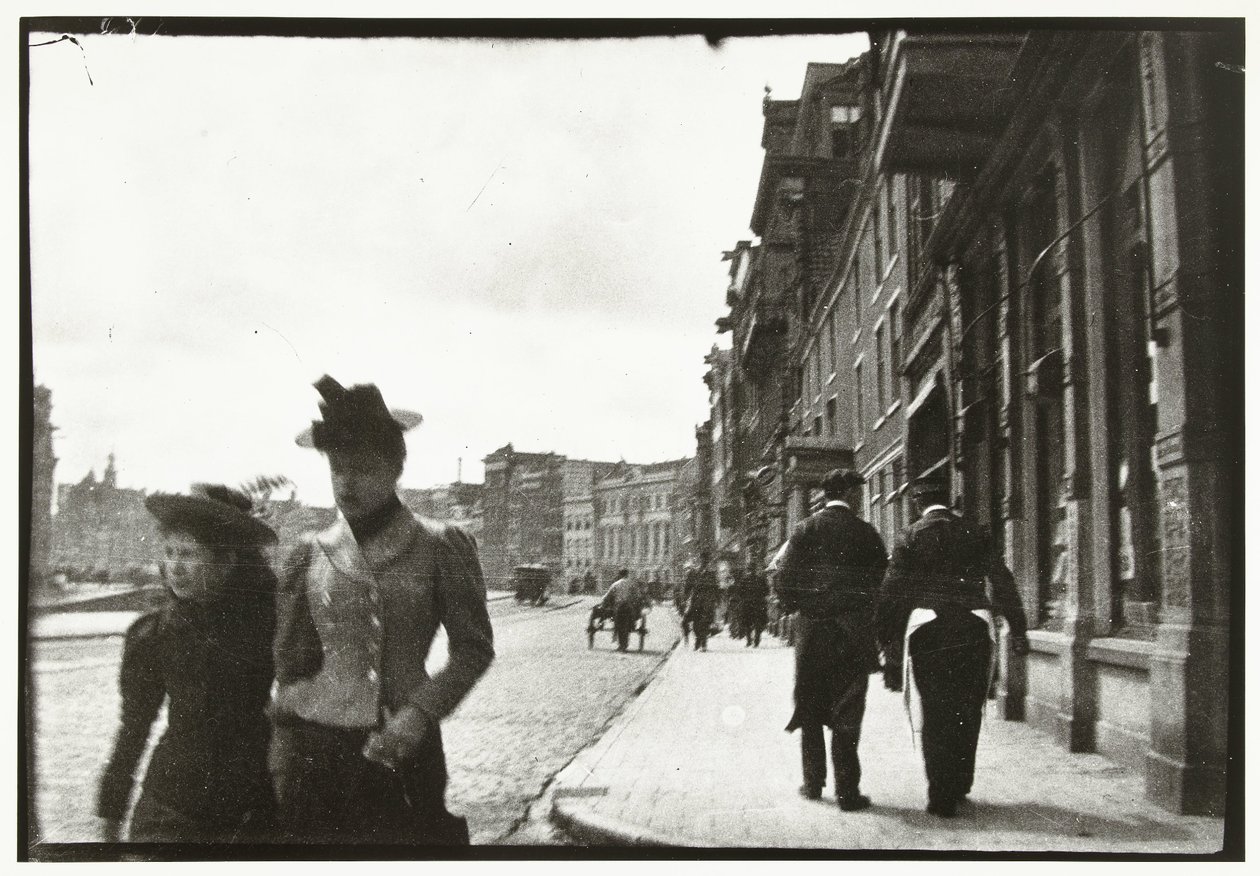 Vista de la calle Rokin en Ámsterdam de George Hendrik Breitner