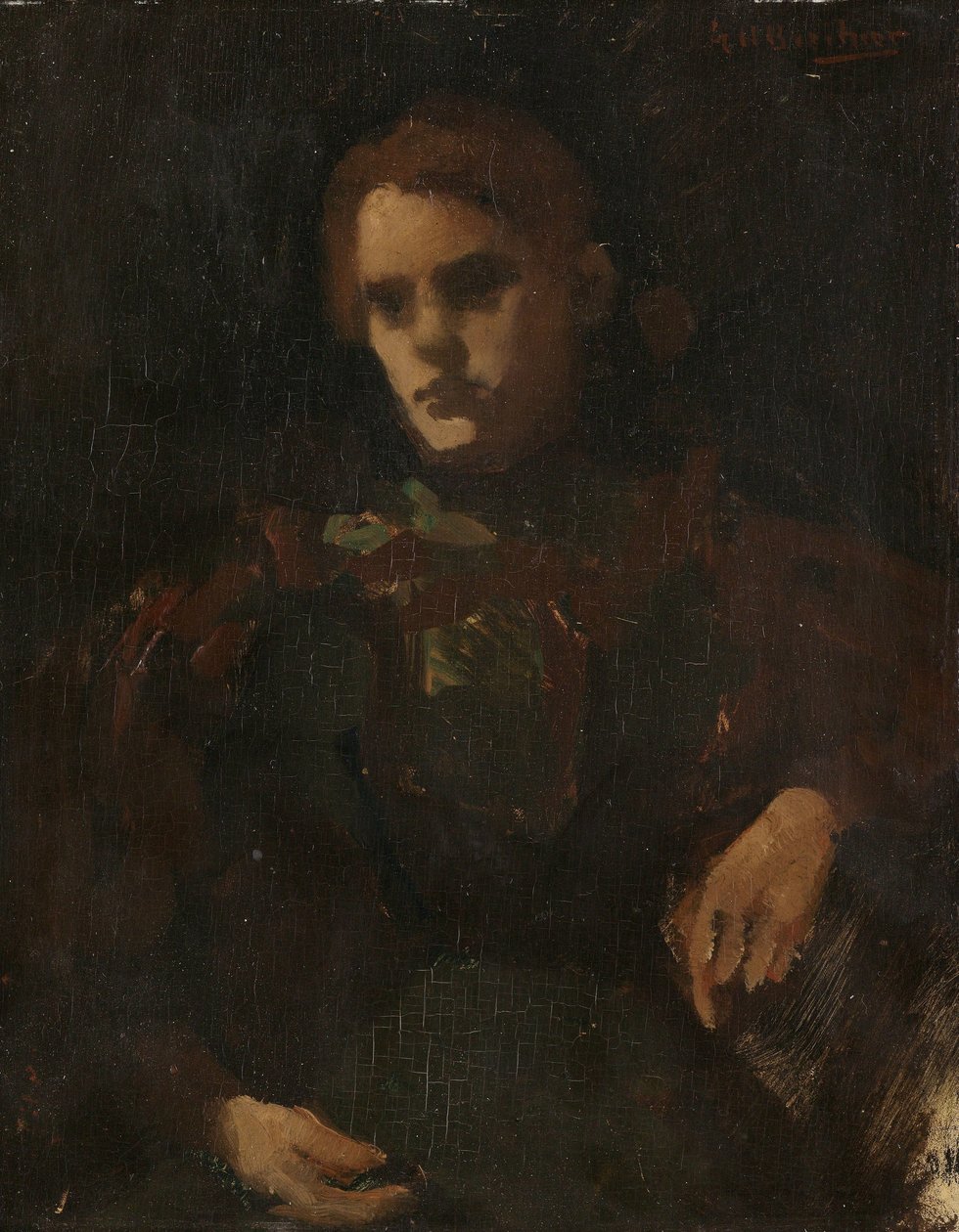 Estudio según el modelo (¿Geesje Kwak?) de George Hendrik Breitner