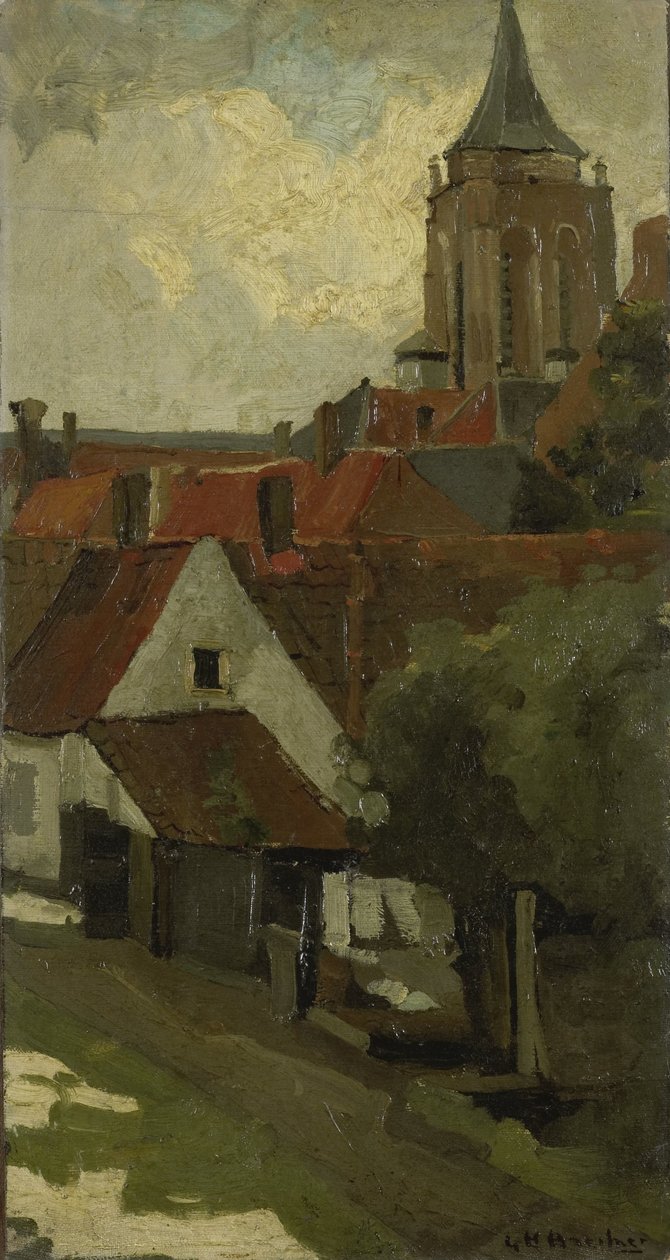 La Torre de Gorkum de George Hendrik Breitner