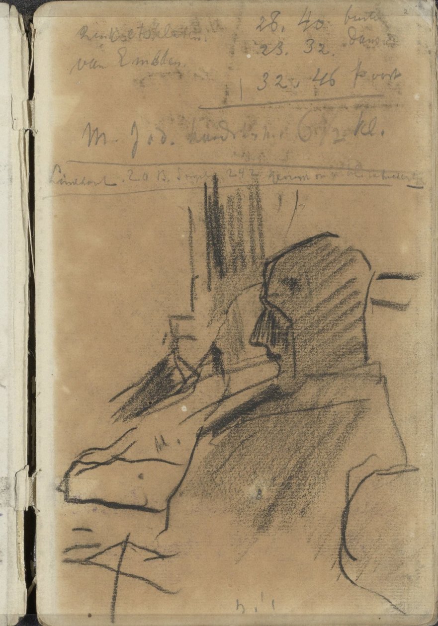 Dos hombres sentados de George Hendrik Breitner