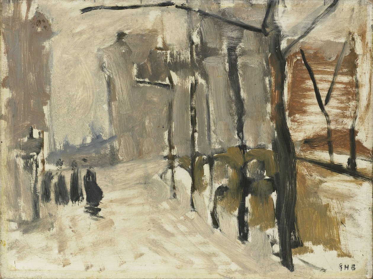 Vista en La Haya (?) de George Hendrik Breitner