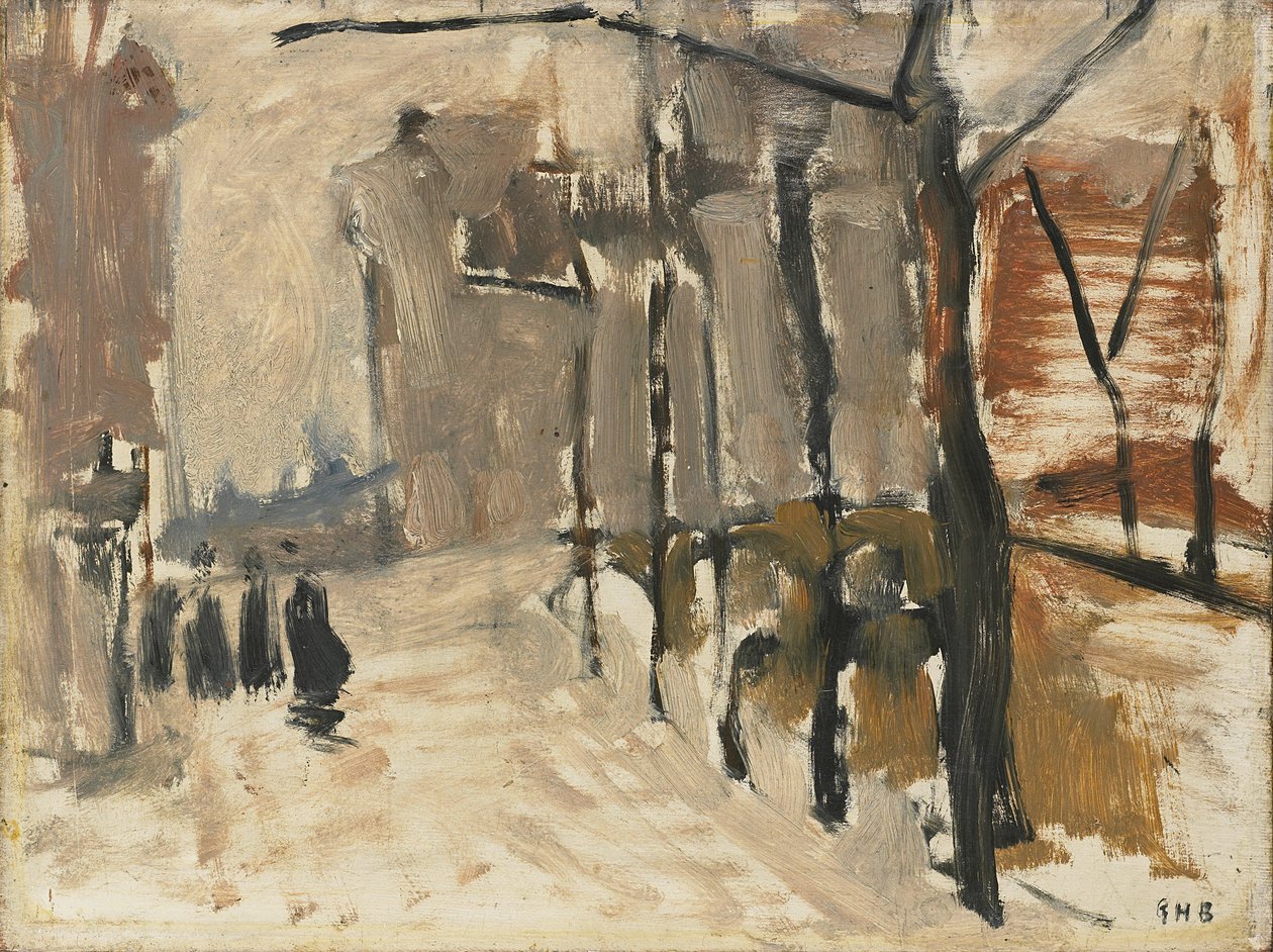 Vista en La Haya () de George Hendrik Breitner