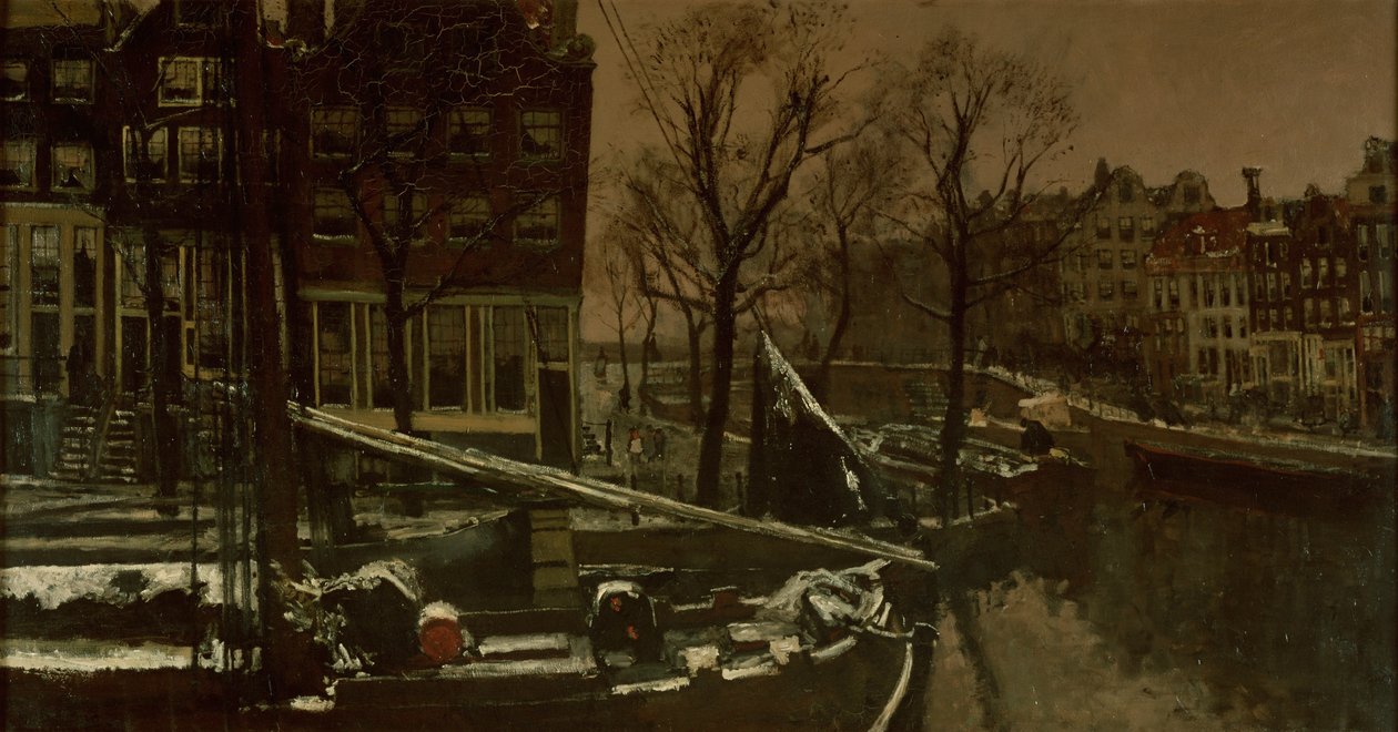 Invierno en Ámsterdam de George Hendrik Breitner
