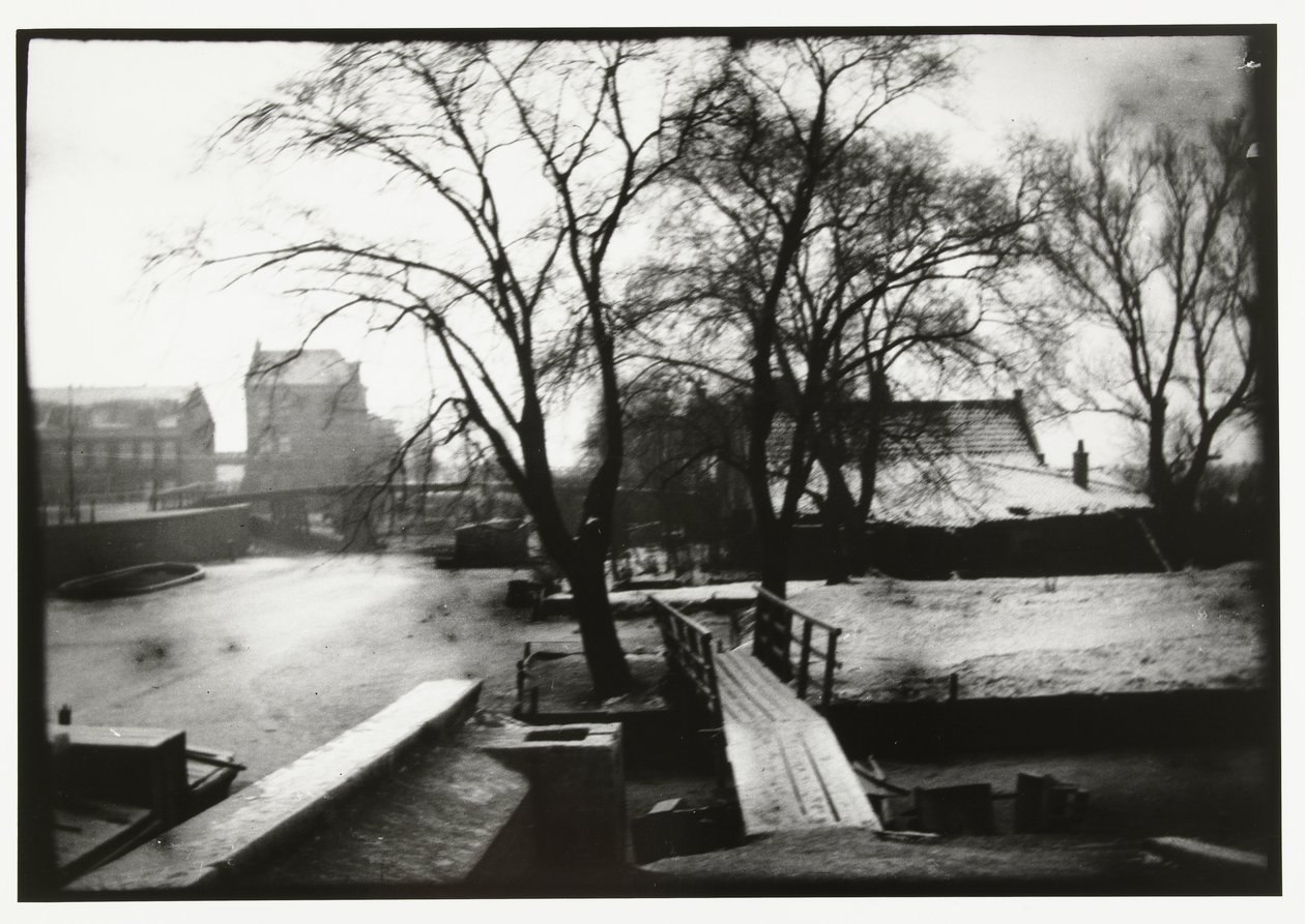 Vista de invierno sobre el Amstel en Amsterdam de George Hendrik Breitner