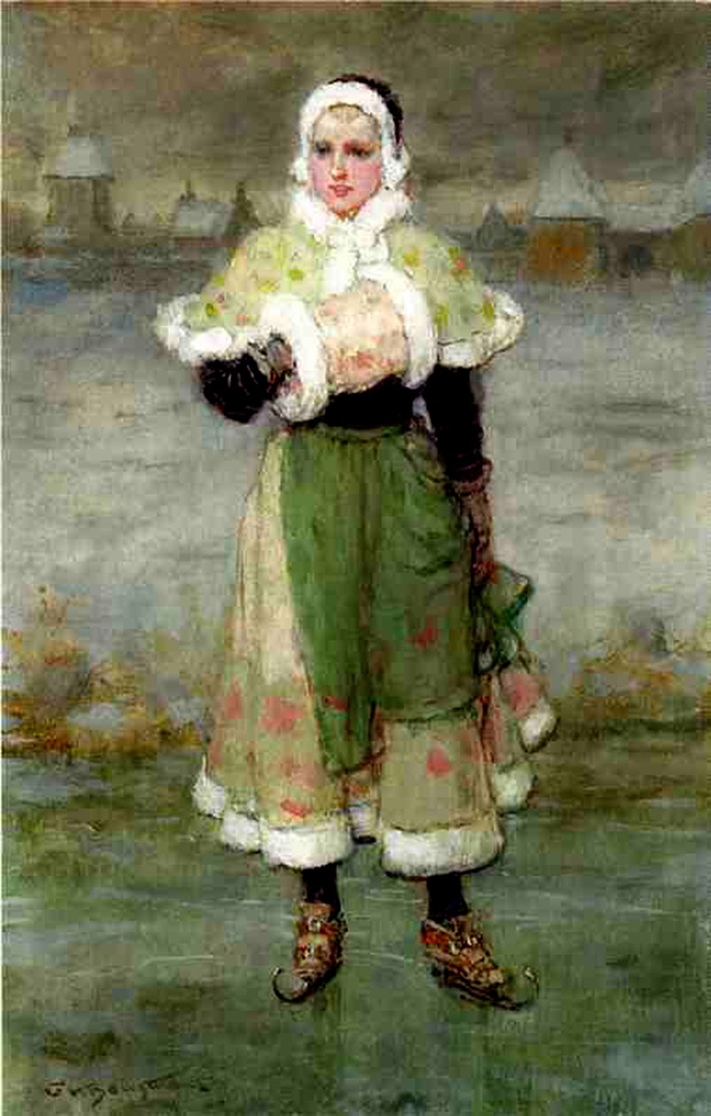 Un patinador holandés de George Henry Boughton