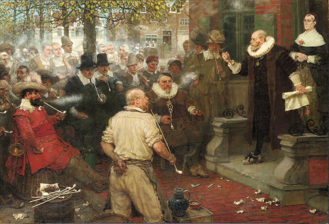 La rebelión de los fumadores de George Henry Boughton