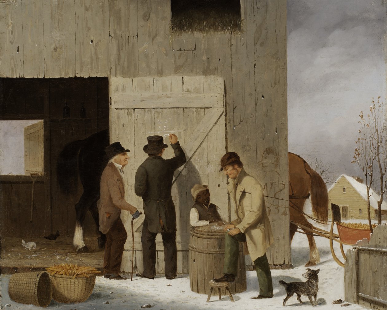 Vendiendo Maíz, Liquidando la Cuenta de George Henry Durrie