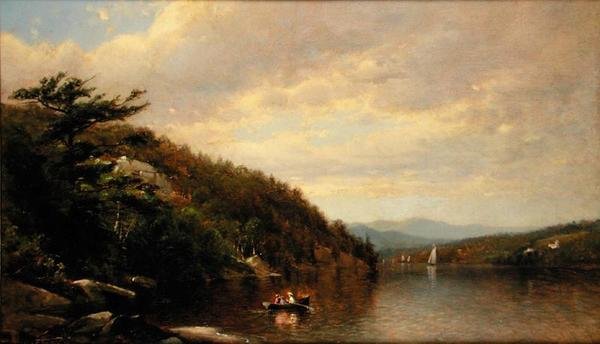 Paseo en bote en el lago George de George Henry Smillie