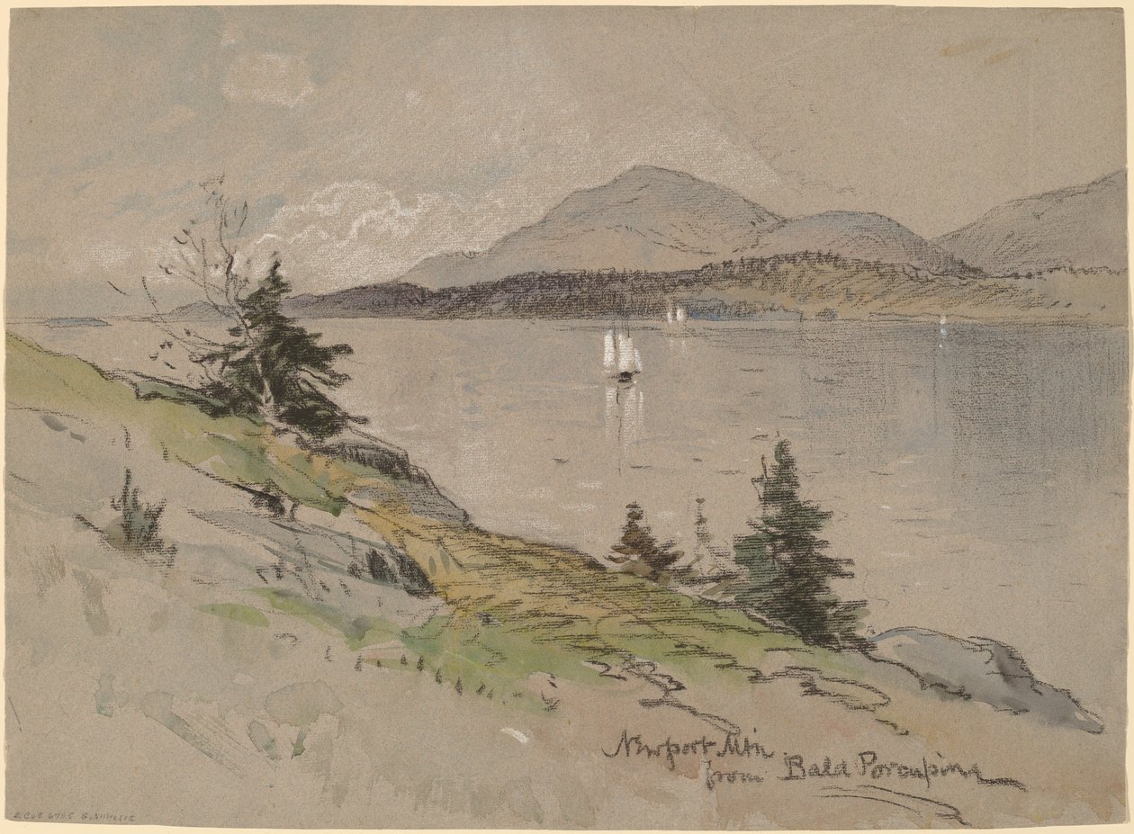 Montaña Newport desde Bald Porcupine de George Henry Smillie