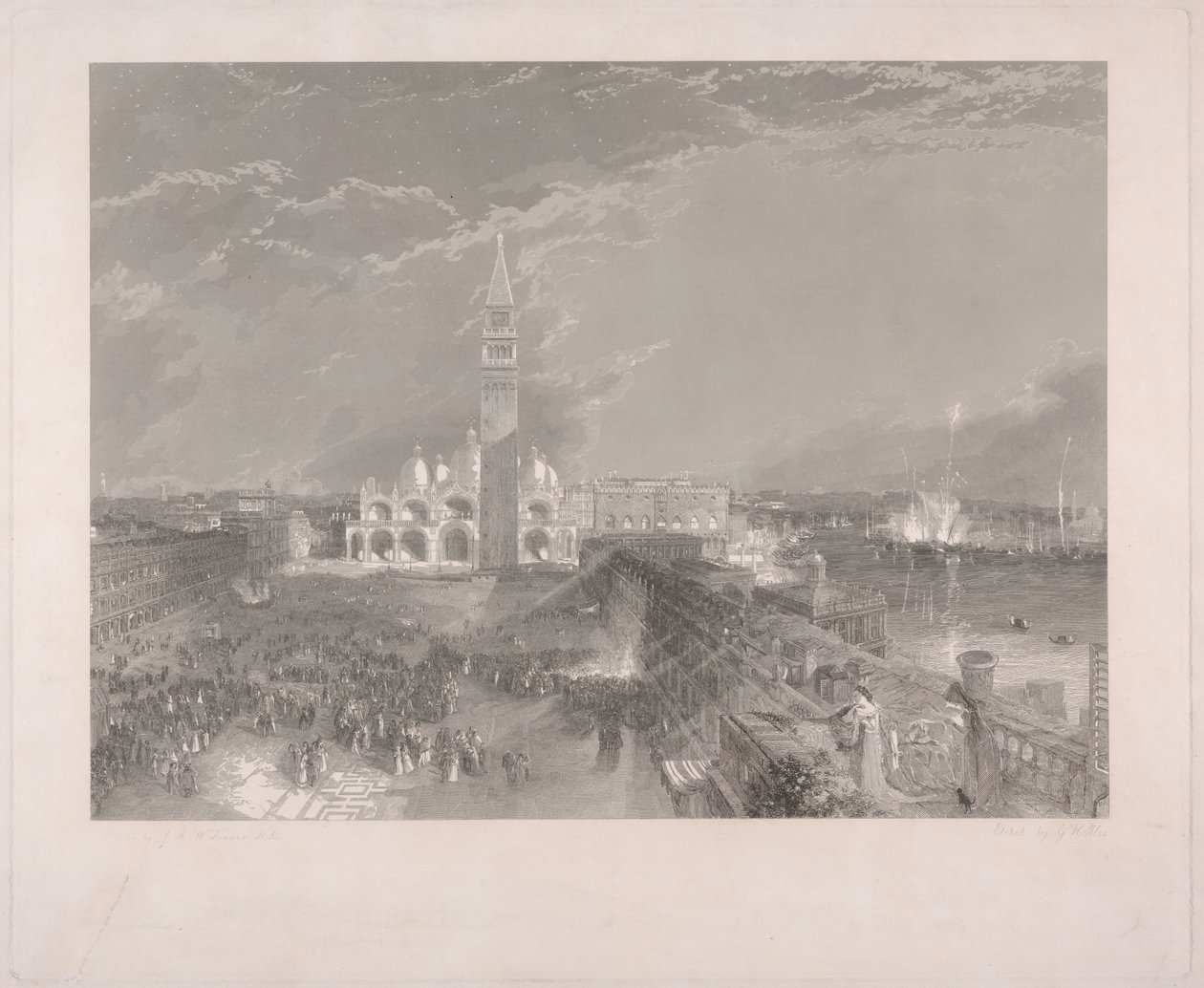 Plaza de San Marcos, Venecia - Julieta y su enfermera de George Hollis