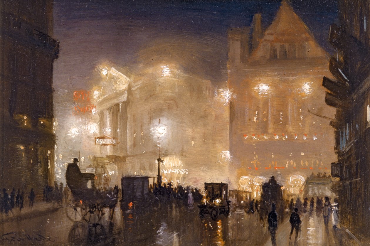 El Haymarket, Londres, c.1910 de George Hyde Pownall