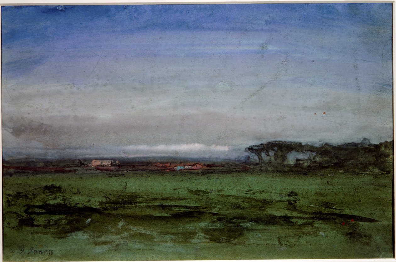 A través de la Campaña romana de George Inness