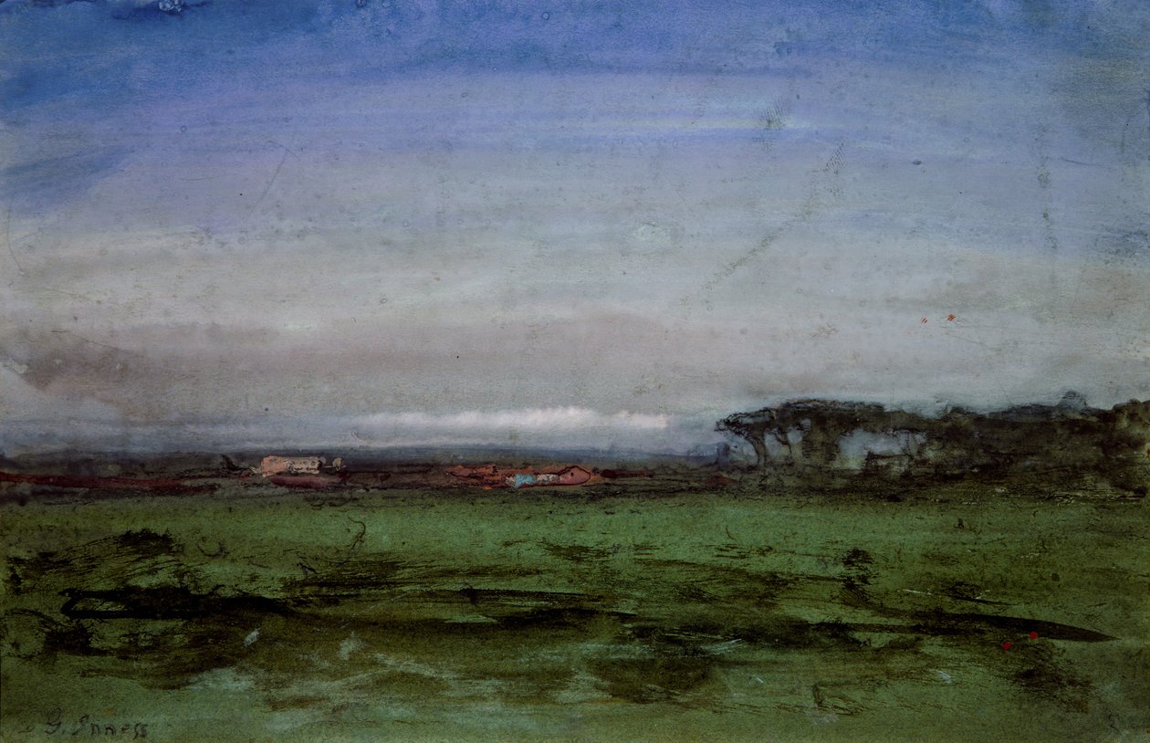 A través de la Campagna, 1872 de George Inness