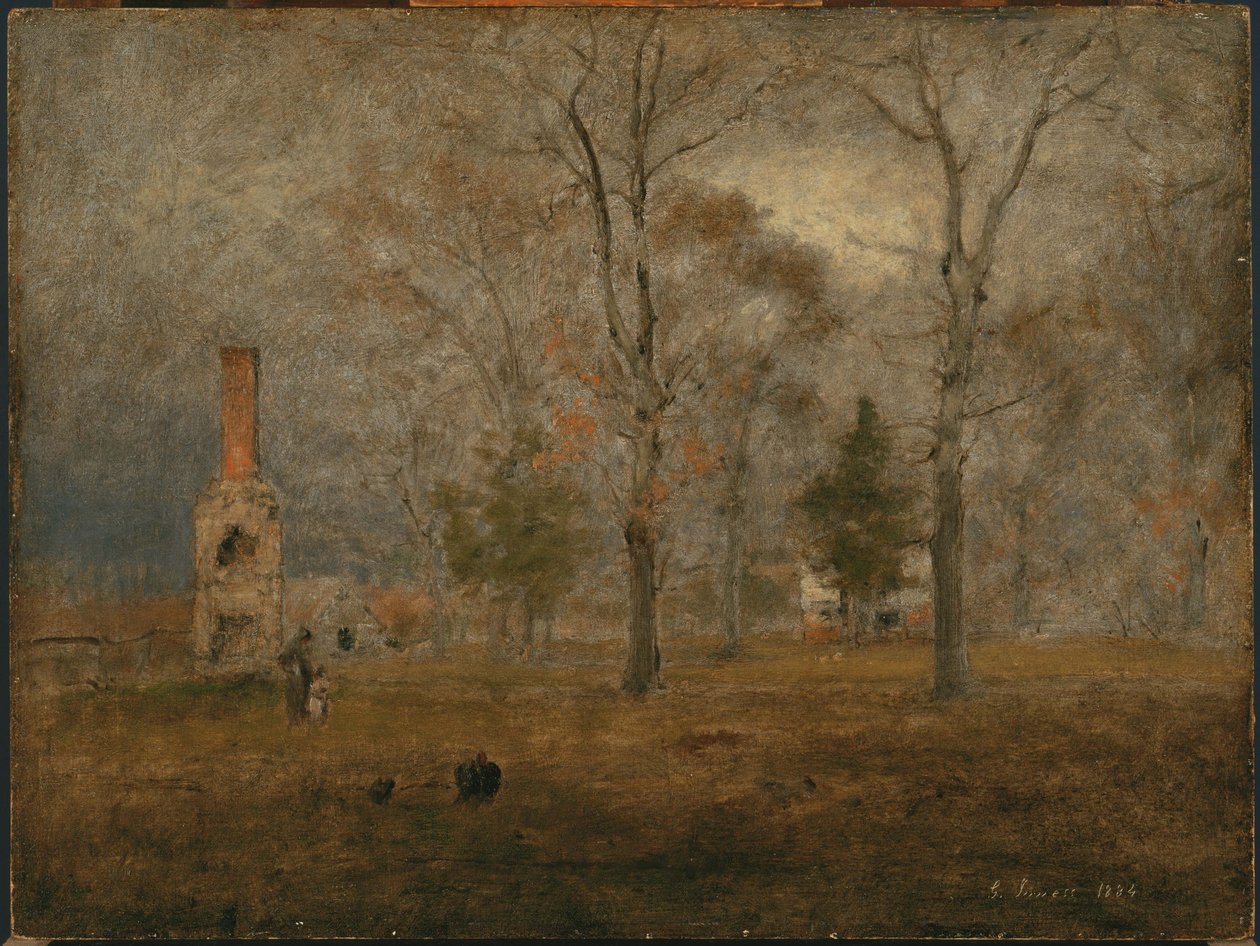 Día gris, Goochland de George Inness