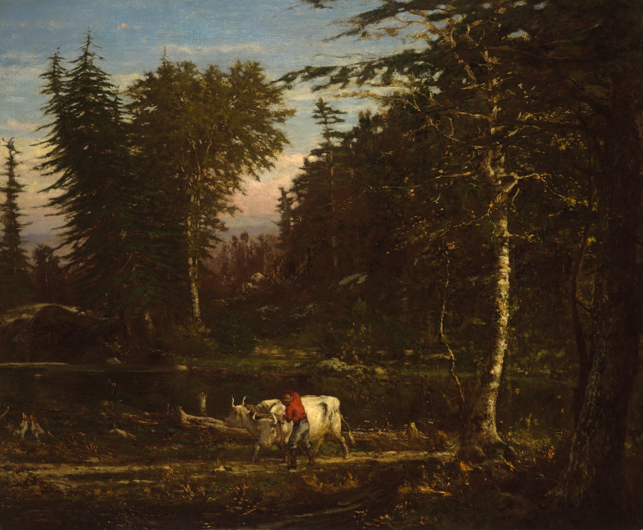 En los Adirondacks de George Inness