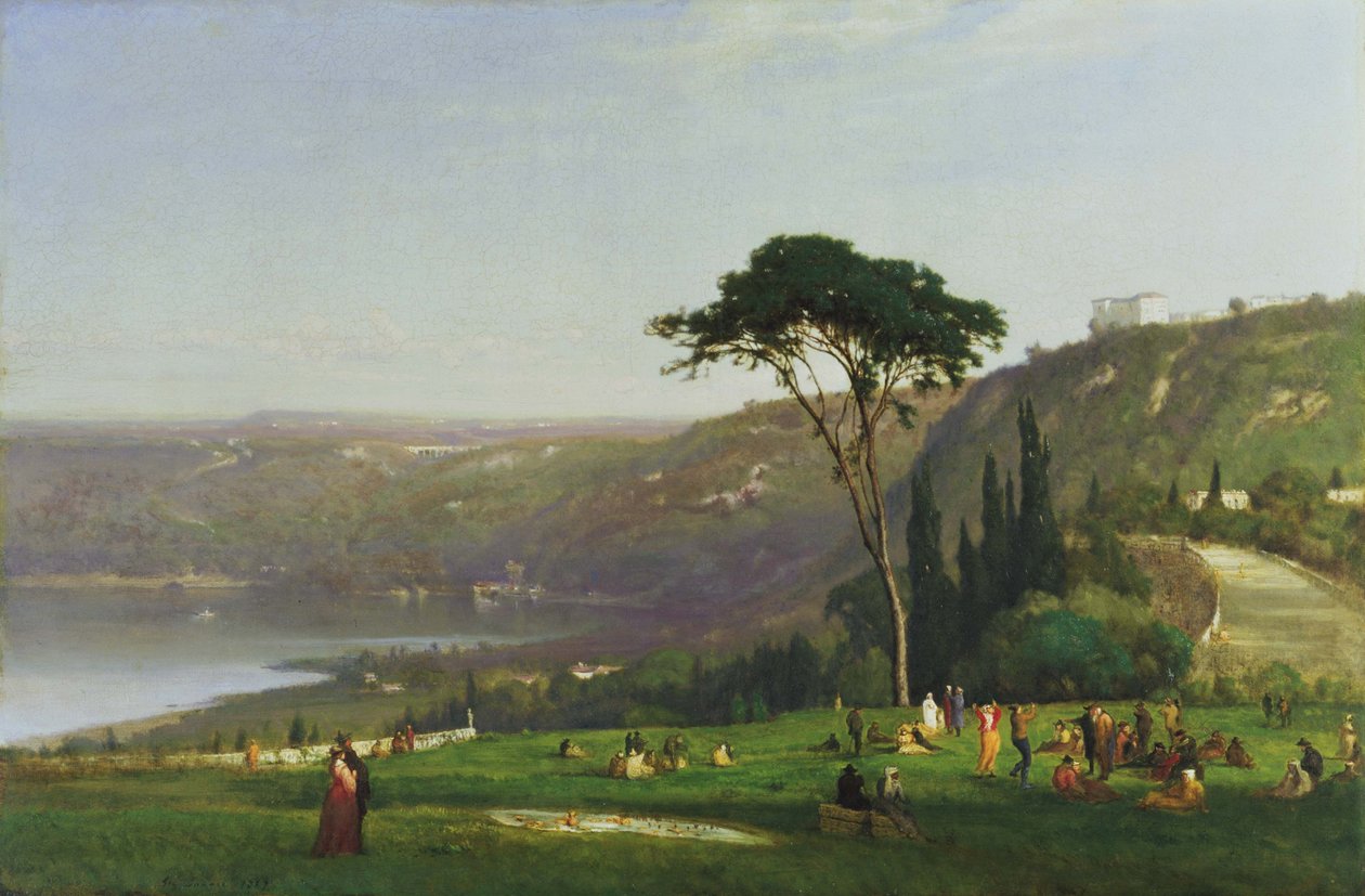 Lago de Albano de George Inness