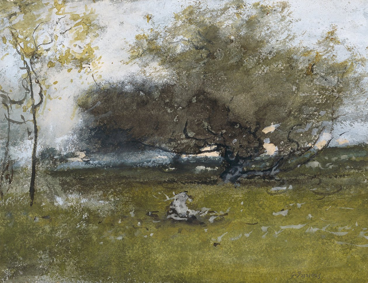 Viejos manzanos  de George Inness