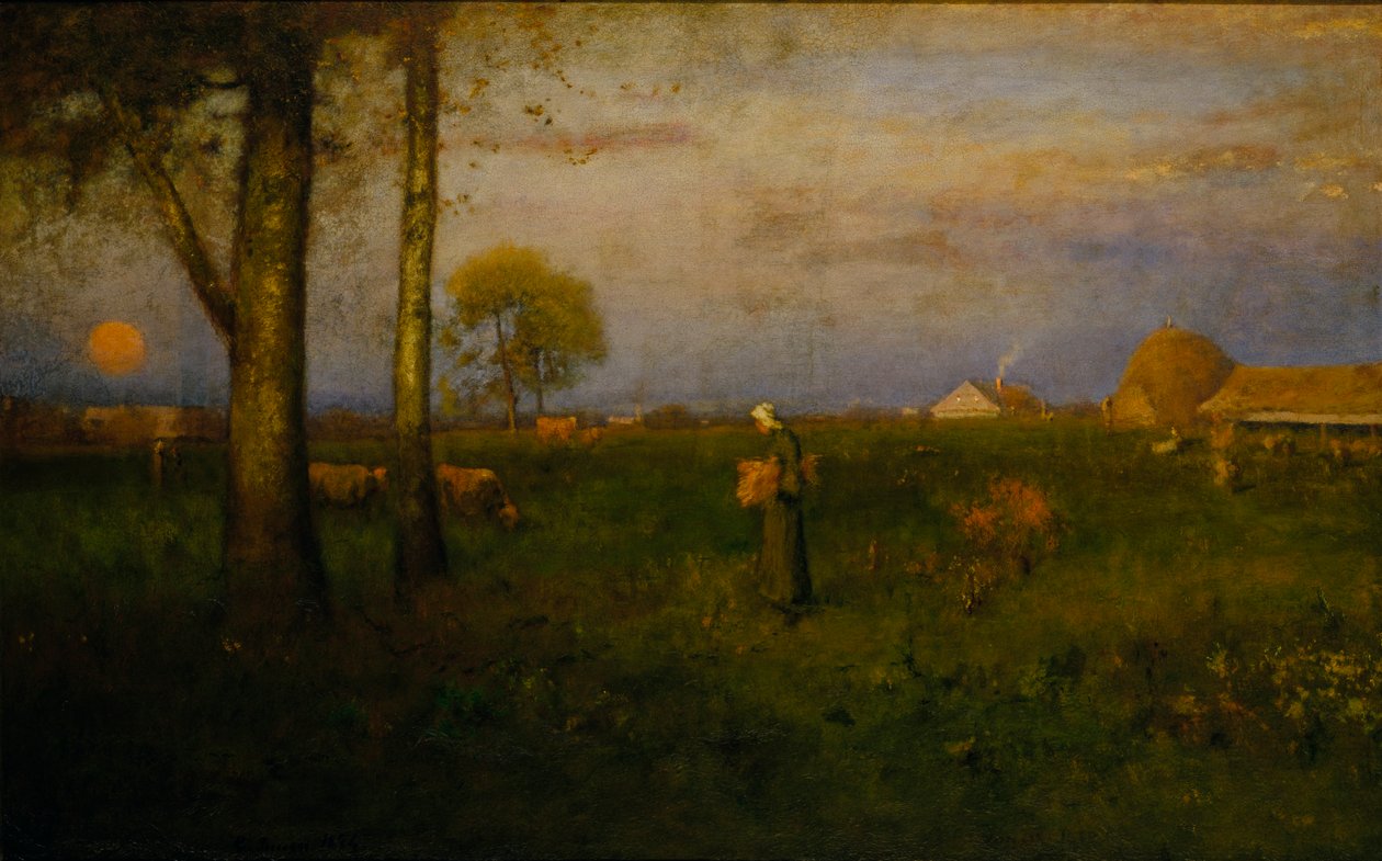 Atardecer, 1884 de George Inness