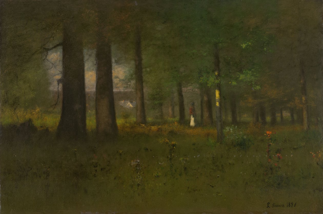 El límite del bosque de George Inness