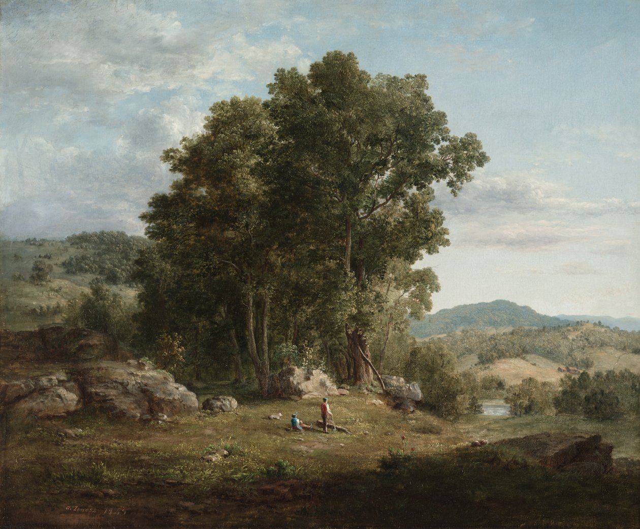El leñador de George Inness