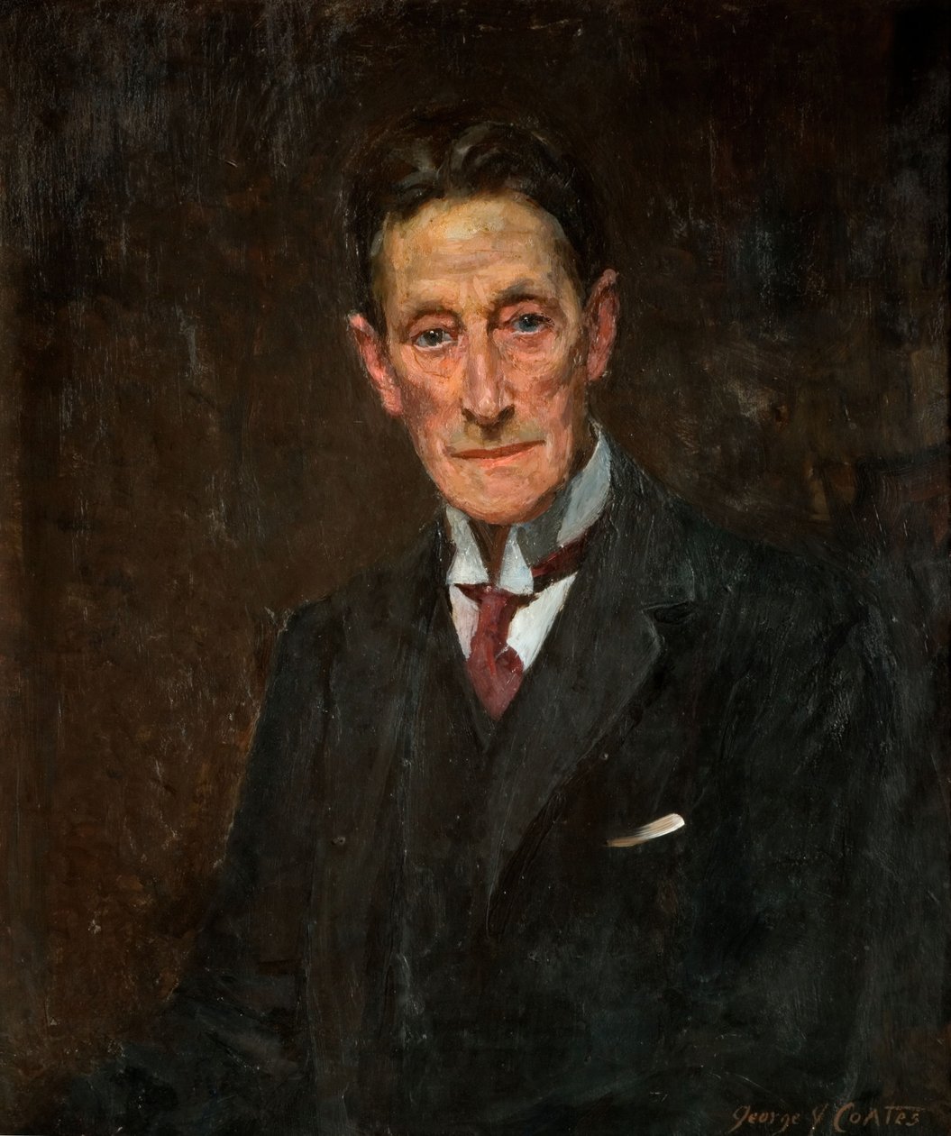 Retrato de Sir Johnston Forbes-Robertson, 1900-1925 de George James Coates