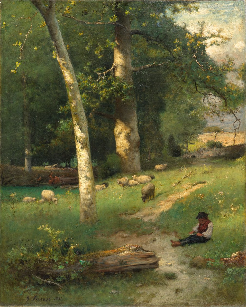 Bajo el Bosque de George Jnr. Inness