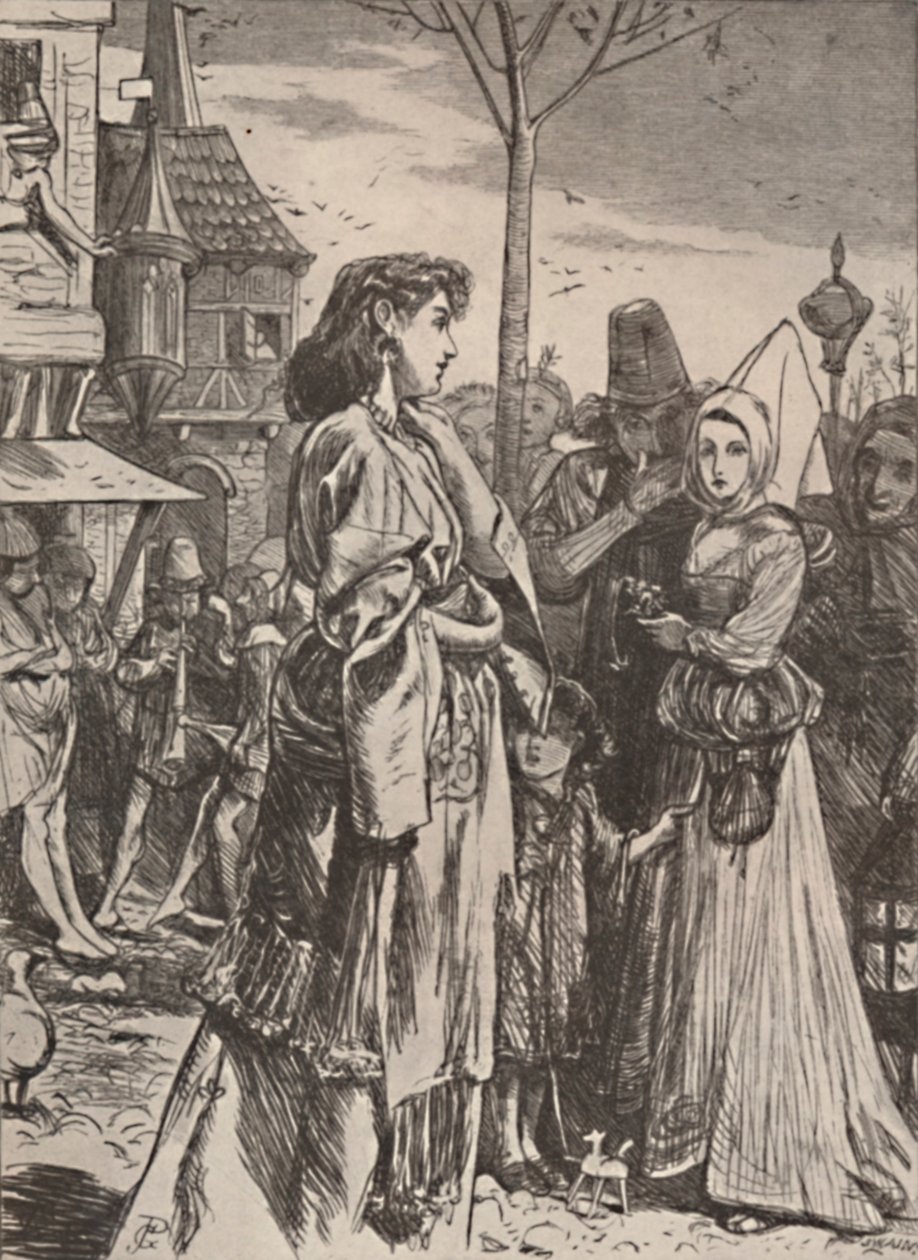 Ilustración del poema A Becketts Troth., c1860-1875, 1923 de George John Pinwell