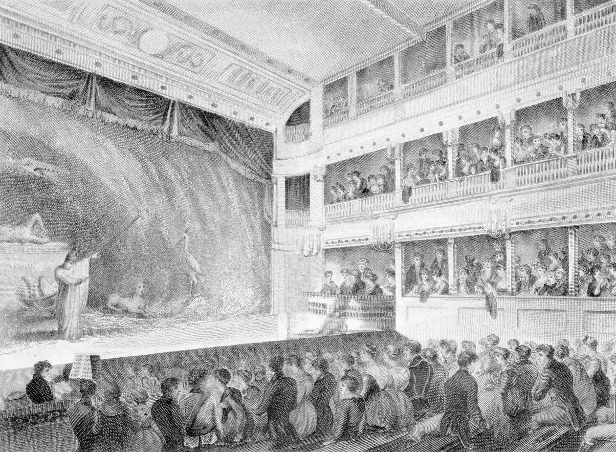 Interior del Pequeño Teatro, Haymarket en Londres de George Jones