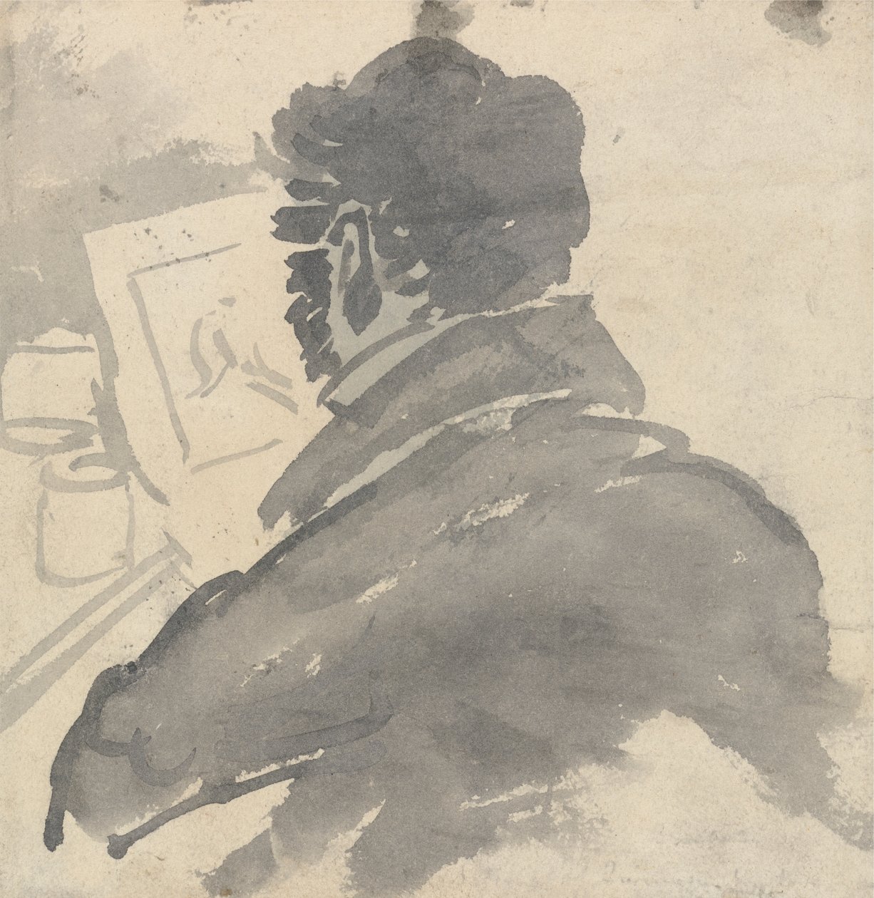 Estudio de J.M.W. Turner Sketching de George Jones