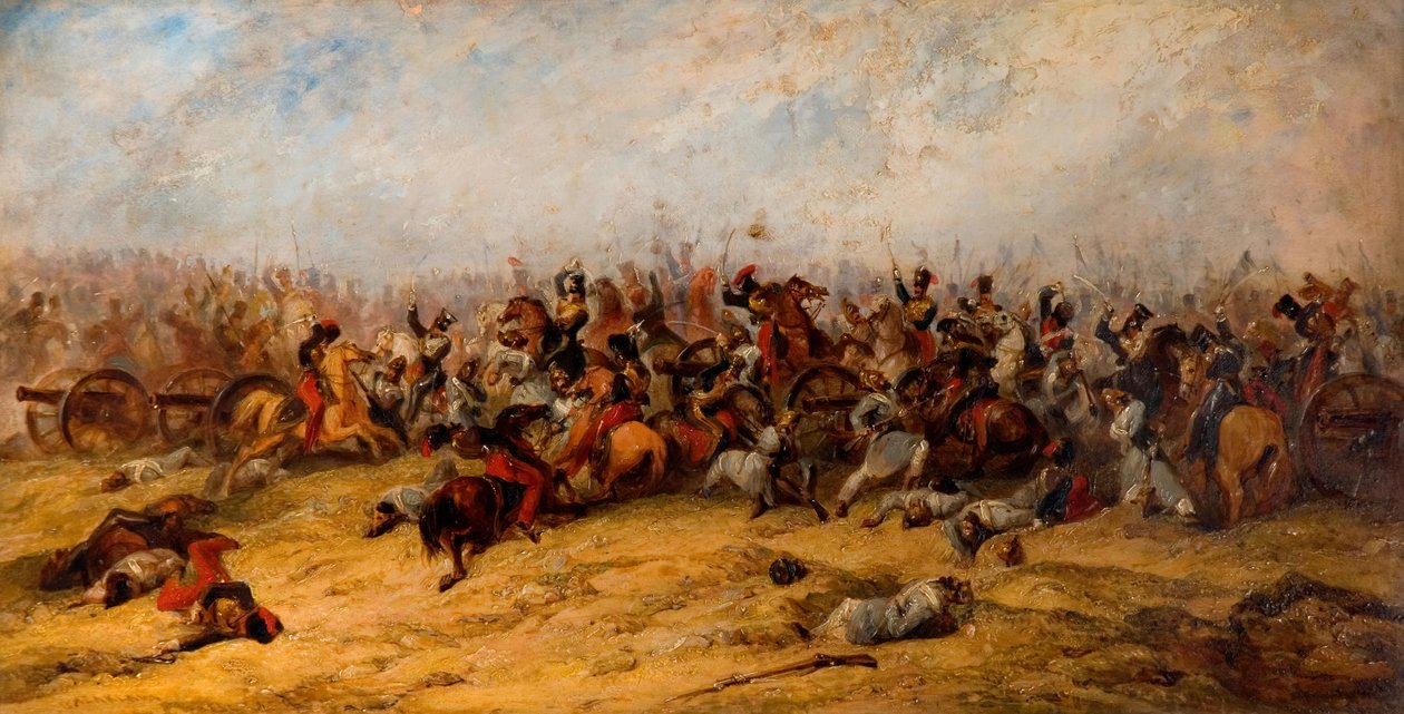 El Conflicto en los Cañones, Balaclava, 1854 de George Jones